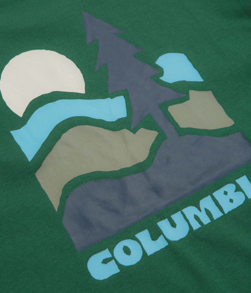 Columbia Explorers Canyon Back T-Shirt in Rain Forest and Get Hiked