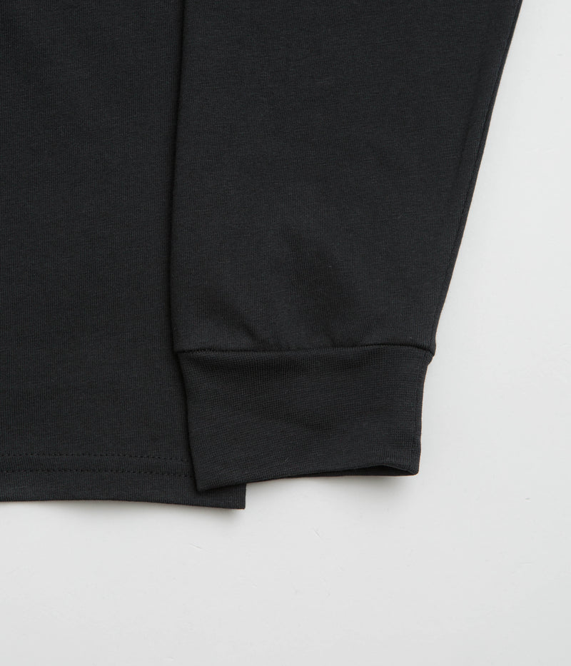 Columbia Explorers Canyon Long Sleeve T-Shirt in Black and Branded Blanket