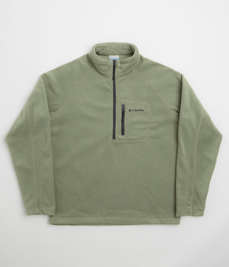 Columbia Fast Trek III Half Zip Fleece in Stone Green and Shark