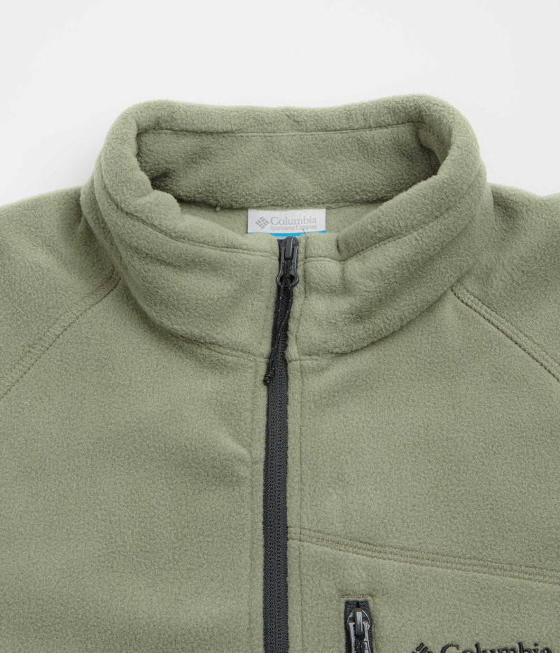 Columbia Fast Trek III Half Zip Fleece in Stone Green and Shark