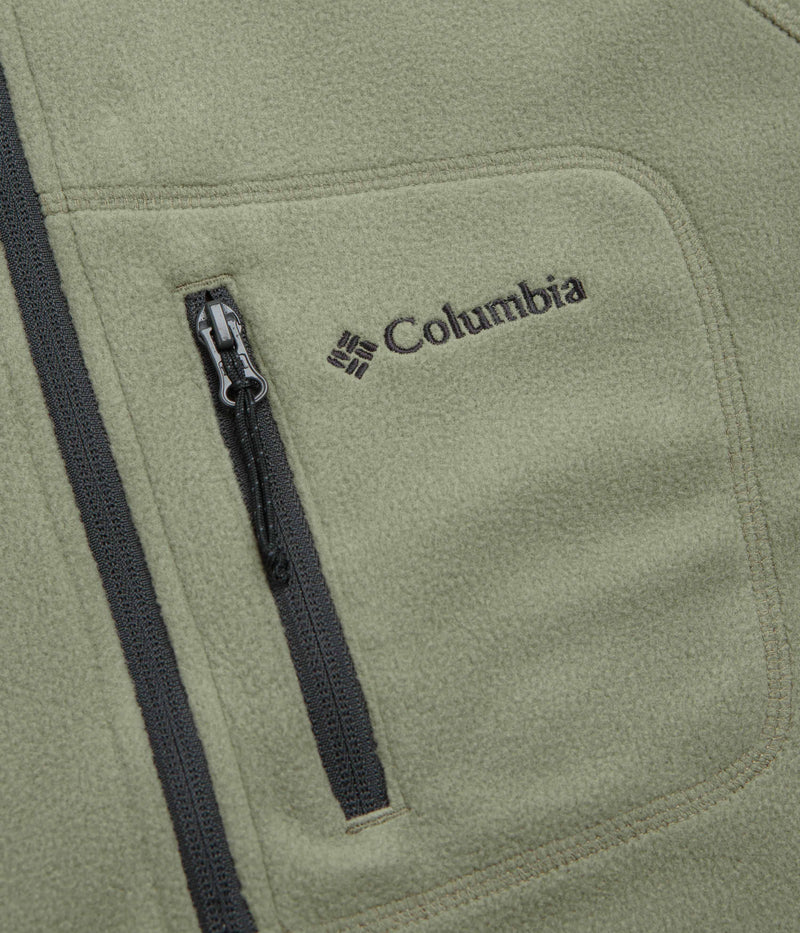 Columbia Fast Trek III Half Zip Fleece in Stone Green and Shark