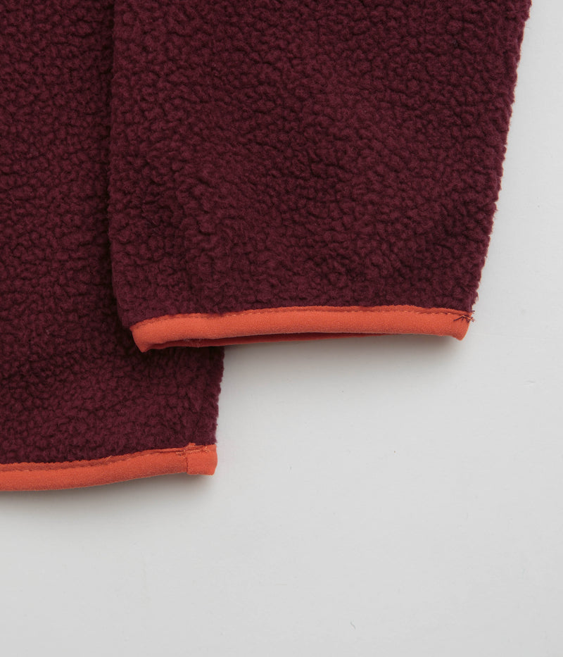 Columbia Helvetia II Half Snap Fleece in Rich Wine