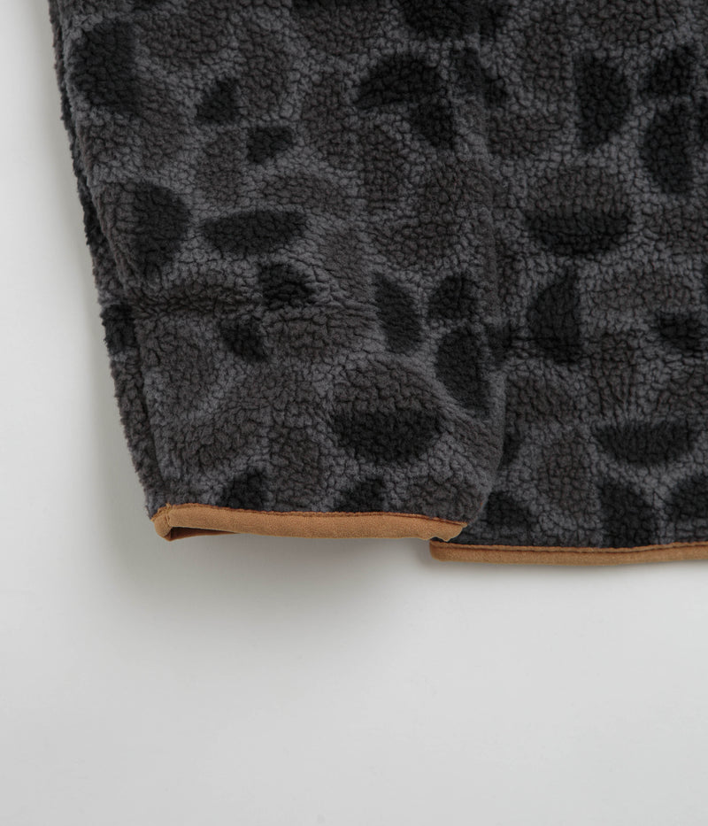 Columbia Helvetia II Printed Half Snap Fleece in Black Retroscape