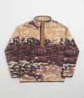 Columbia Helvetia II Printed Half Snap Fleece in Camel Brown and Sisters