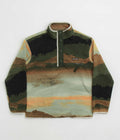 Columbia Helvetia II Printed Half Snap Fleece in Greenscape Dolomites