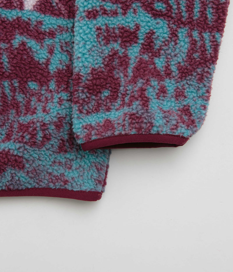 Columbia Helvetia II Printed Half Snap Fleece in Rich Wine and Sisters