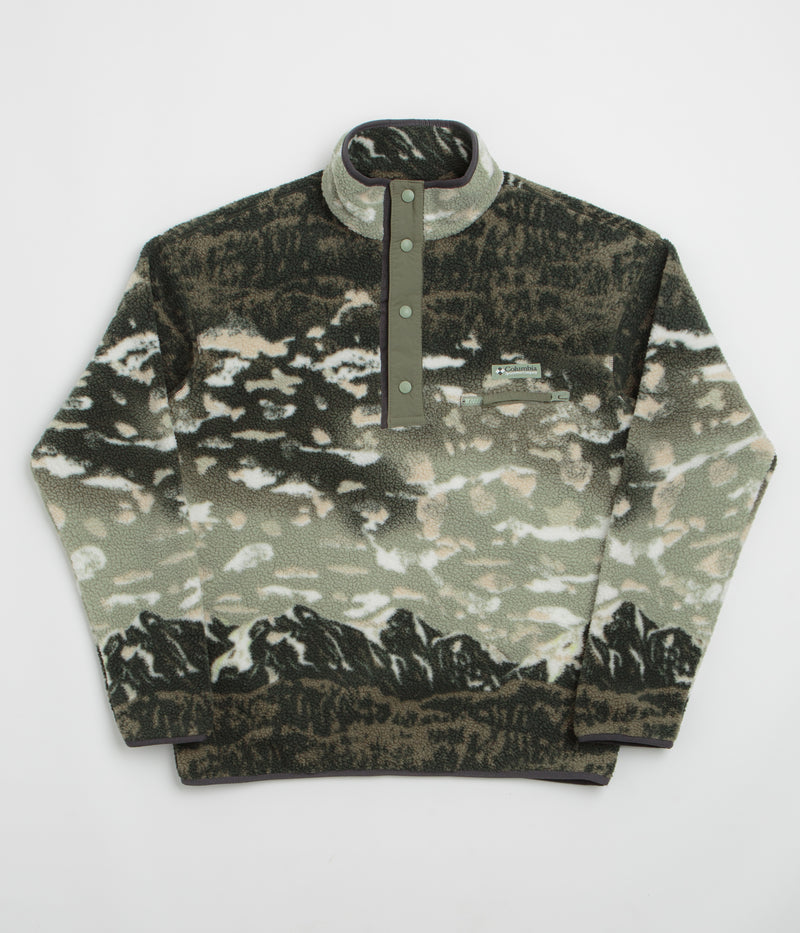 Columbia Helvetia II Printed Half Snap Fleece in Safari and Sisters