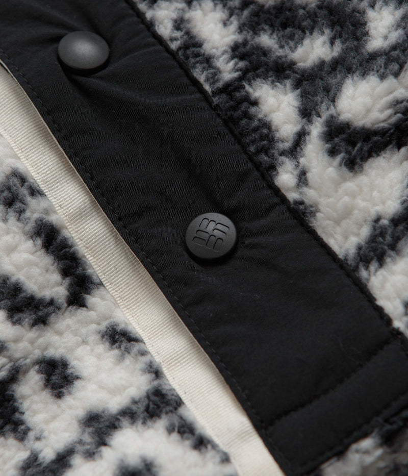 Columbia Helvetia II Printed Hoodie in Black Stippled Stripe