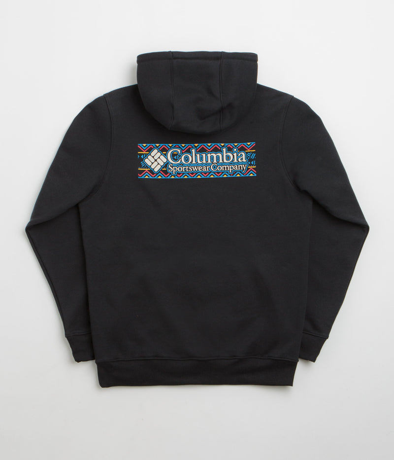 Columbia Meridian Creek Graphic Hoodie in Black and Branded Blanket