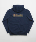 Columbia Meridian Creek Graphic Hoodie in Collegiate Navy and Branded Blanket
