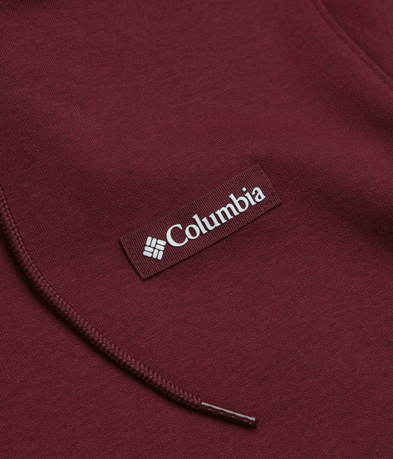 Columbia Meridian Creek Graphic Hoodie in Rich Wine and Branded Blanket
