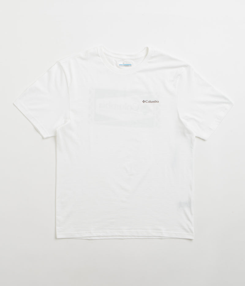 Columbia North Cascades T-Shirt in White and Hex Flag