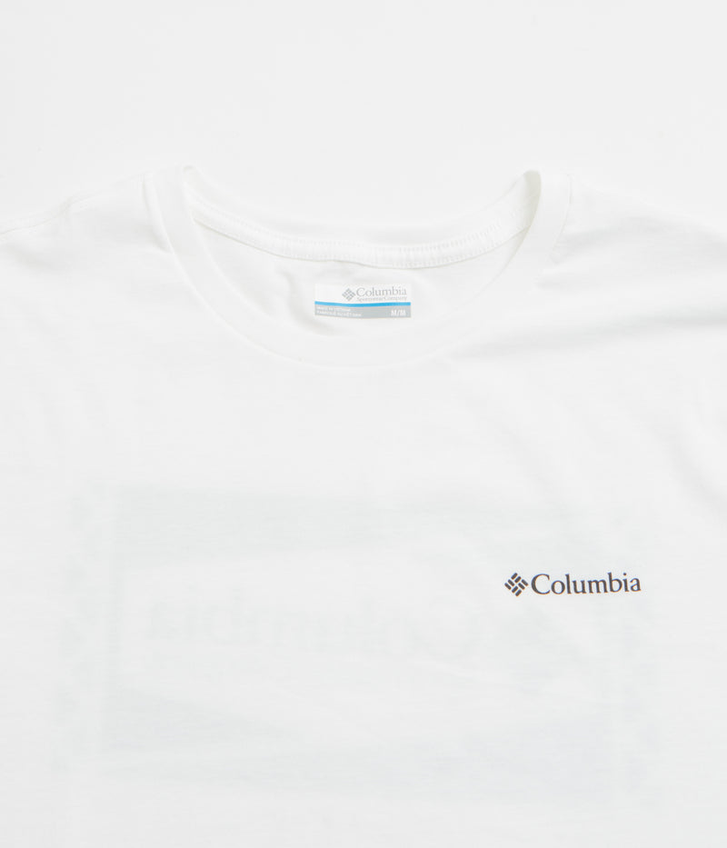 Columbia North Cascades T-Shirt in White and Hex Flag