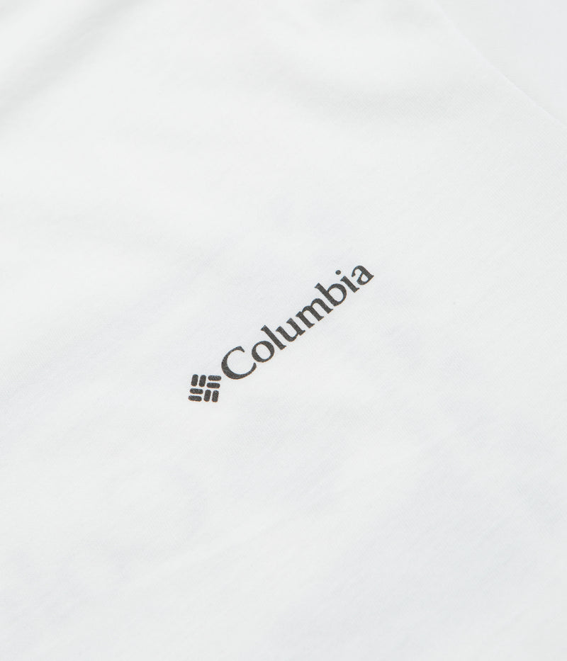 Columbia North Cascades T-Shirt in White and Hex Flag