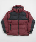 Columbia Pike Lake II Hooded Jacket in Rich Wine and Black