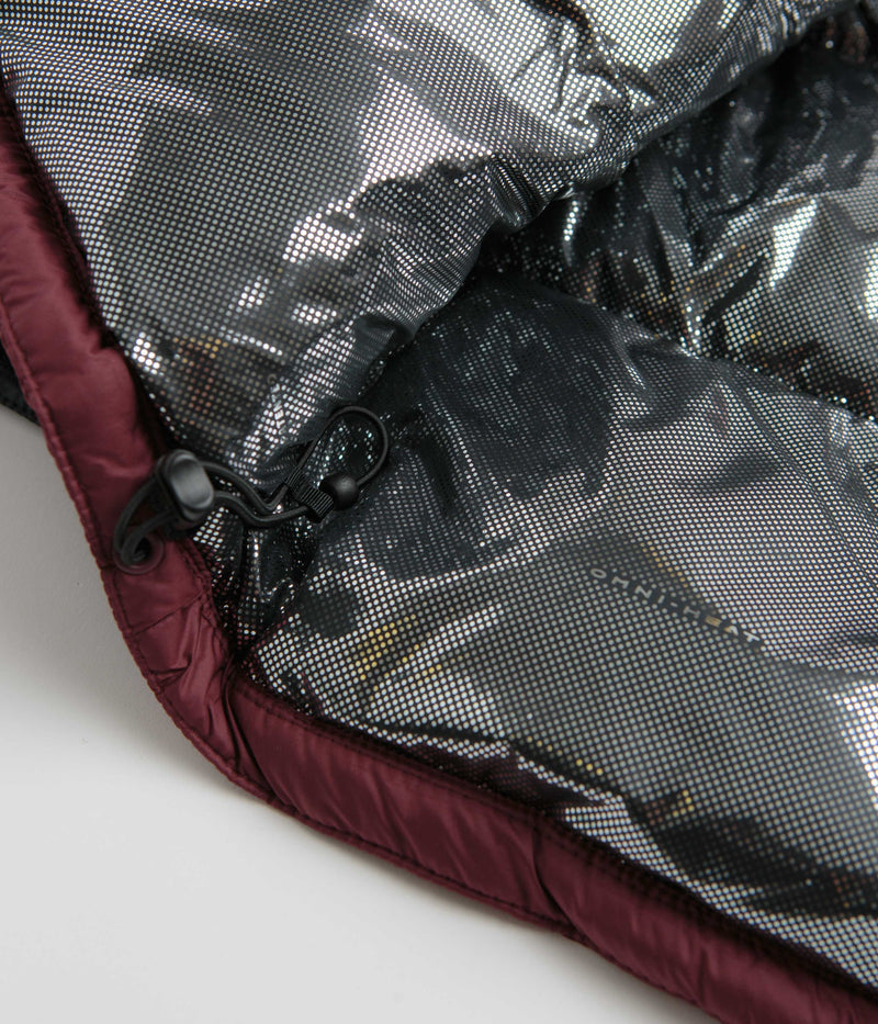Columbia Pike Lake II Hooded Jacket in Rich Wine and Black