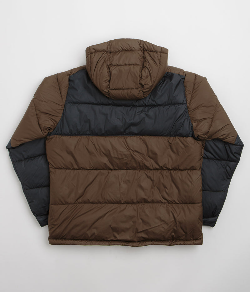 Columbia Pike Lake II Hooded Jacket in Tobacco and Black
