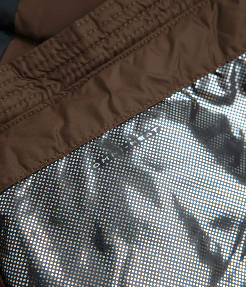 Columbia Pike Lake II Hooded Jacket in Tobacco and Black