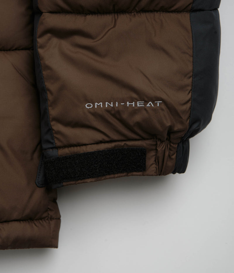 Columbia Pike Lake II Hooded Jacket in Tobacco and Black