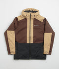 Columbia Point Park II Insulated Jacket in Black and Tobacco / Canoe
