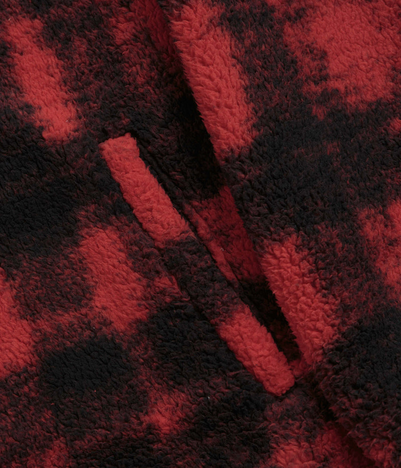 Columbia Rugged Ridge Half Snap Fleece in Sail Red Omblur