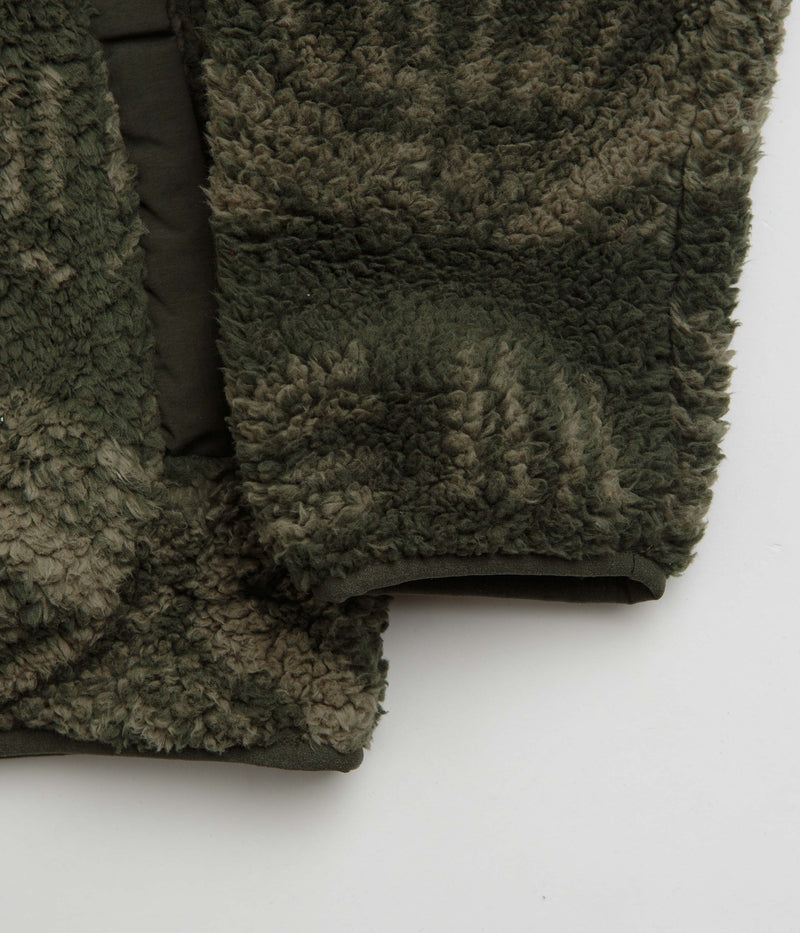 Columbia Rugged Ridge High Pile Half Zip Fleece in Greenscape and Deschutes Days