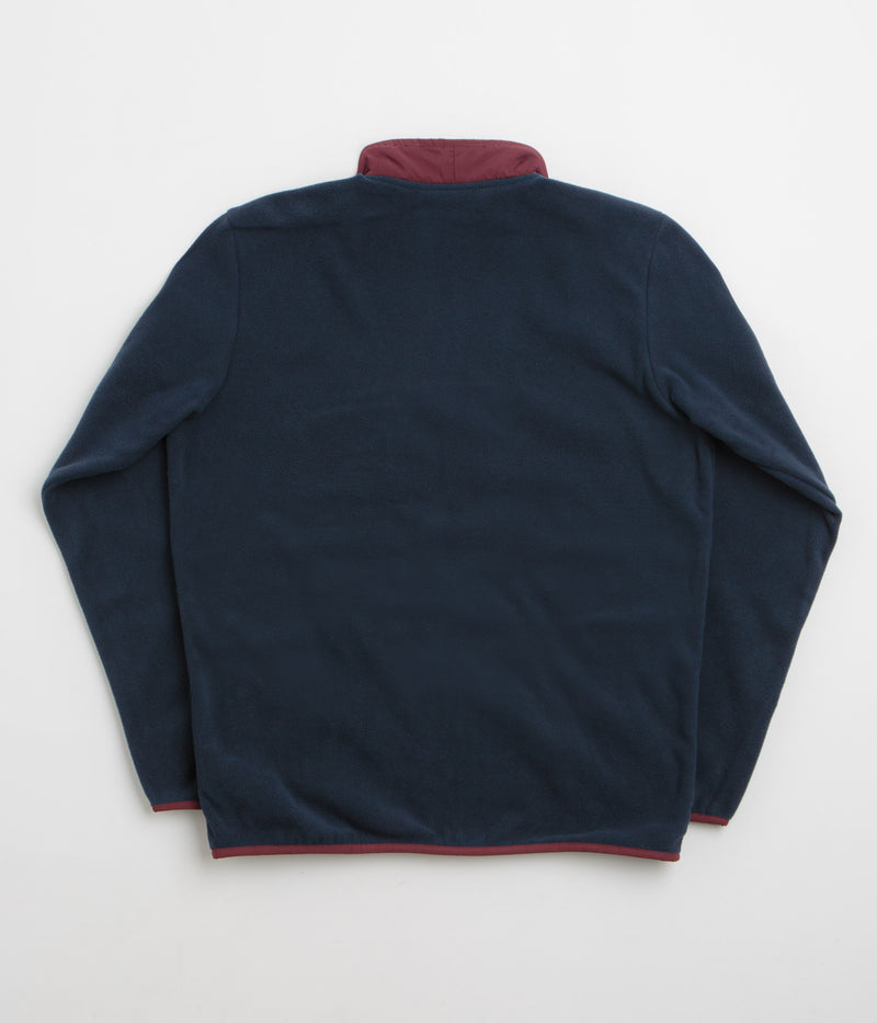 Columbia Sequoia Grove Full Zip Fleece in Rich Wine and Collegiate Navy