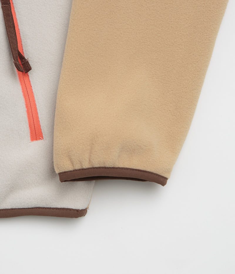 Columbia Sequoia Grove Half Zip Fleece in Canoe and Dark Stone / Tobacco