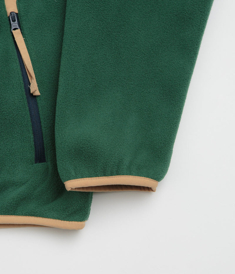 Columbia Sequoia Grove Half Zip Fleece in Rain Forest and Collegiate Navy