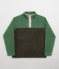 Columbia Steens Mountain II Half Snap Fleece in Greenscape and Rain Forest