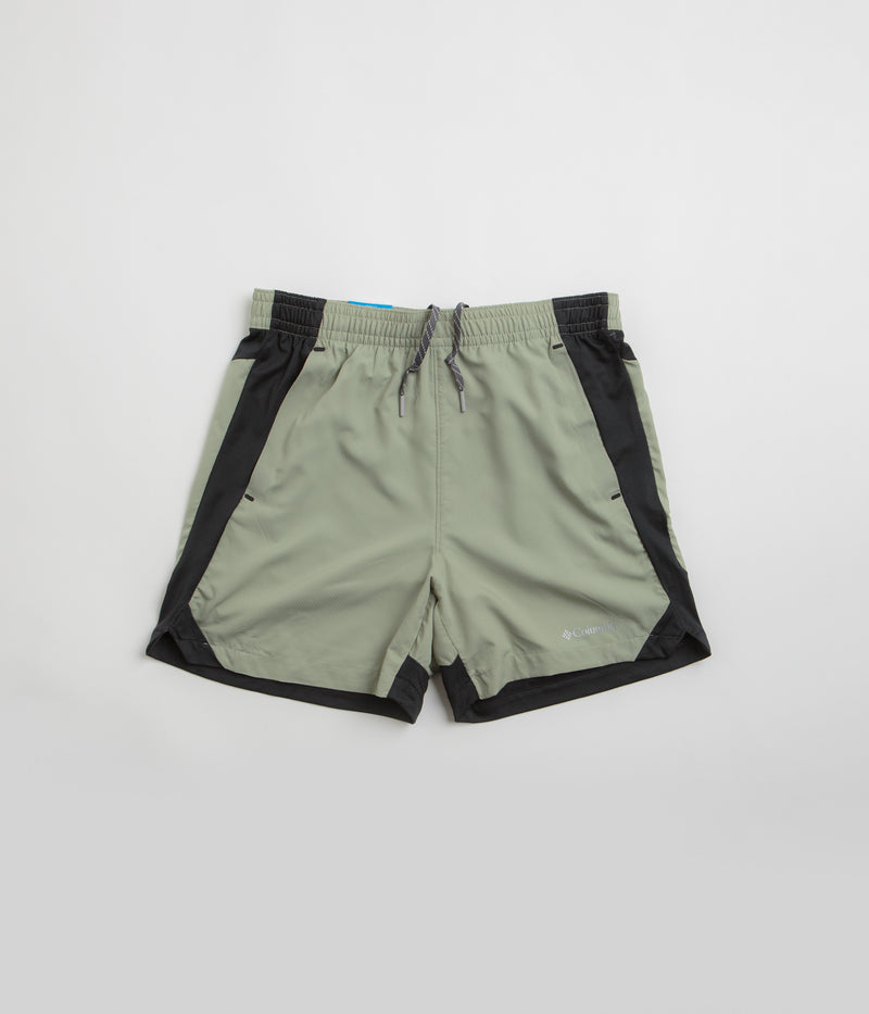 Columbia Three Pitch 5" Shorts in Safari and Black