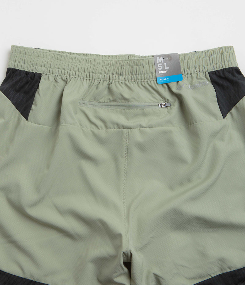 Columbia Three Pitch 5" Shorts in Safari and Black