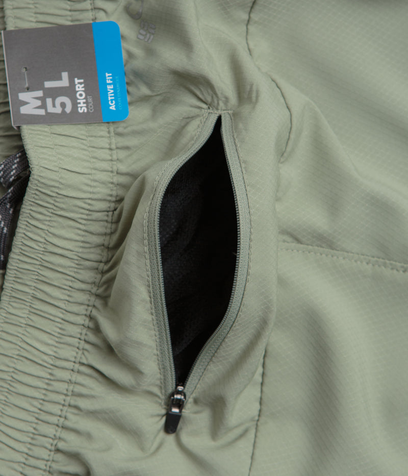 Columbia Three Pitch 5" Shorts in Safari and Black