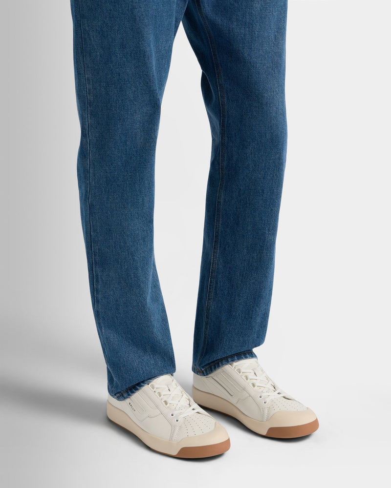 Competition Sneaker in White Leather