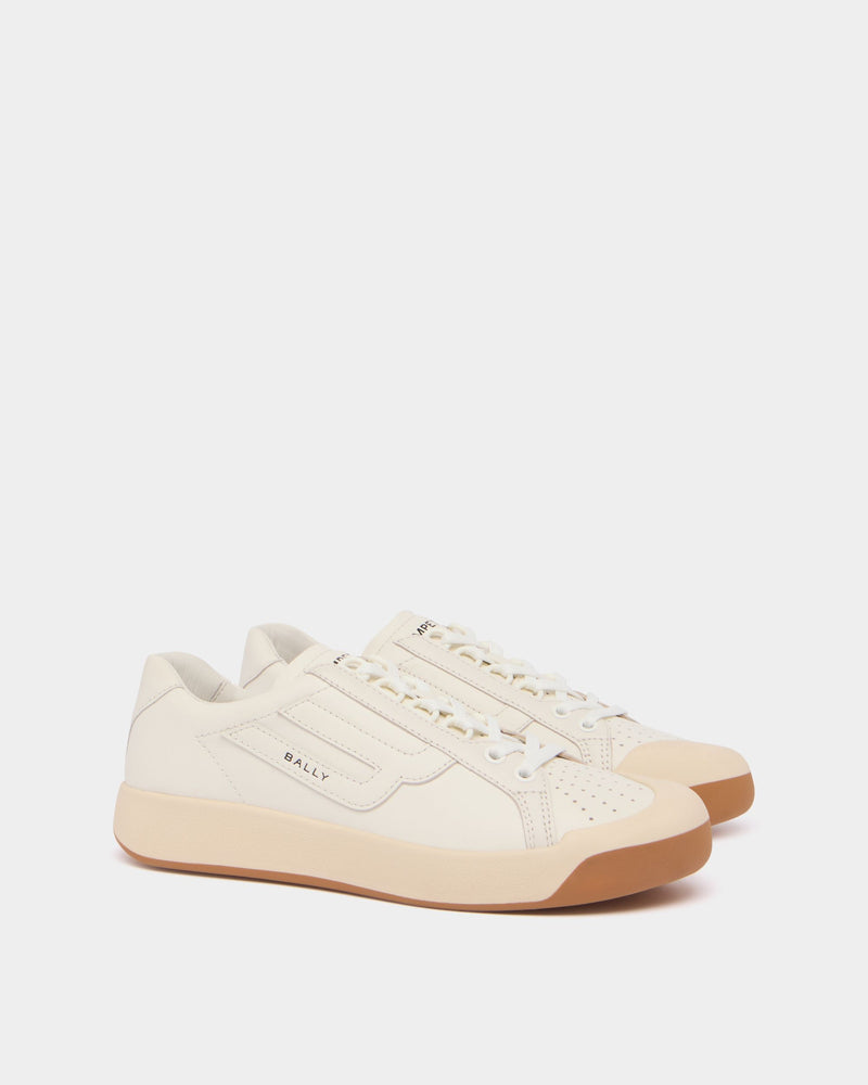 Competition Sneaker in White Leather