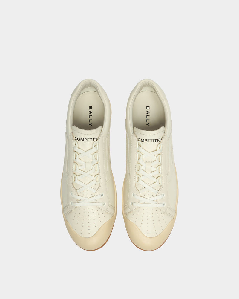 Competition Sneaker in White Leather