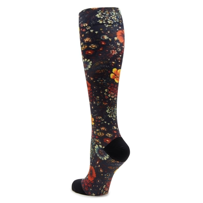Compression Midnight Garden Socks | Alegria Shoes