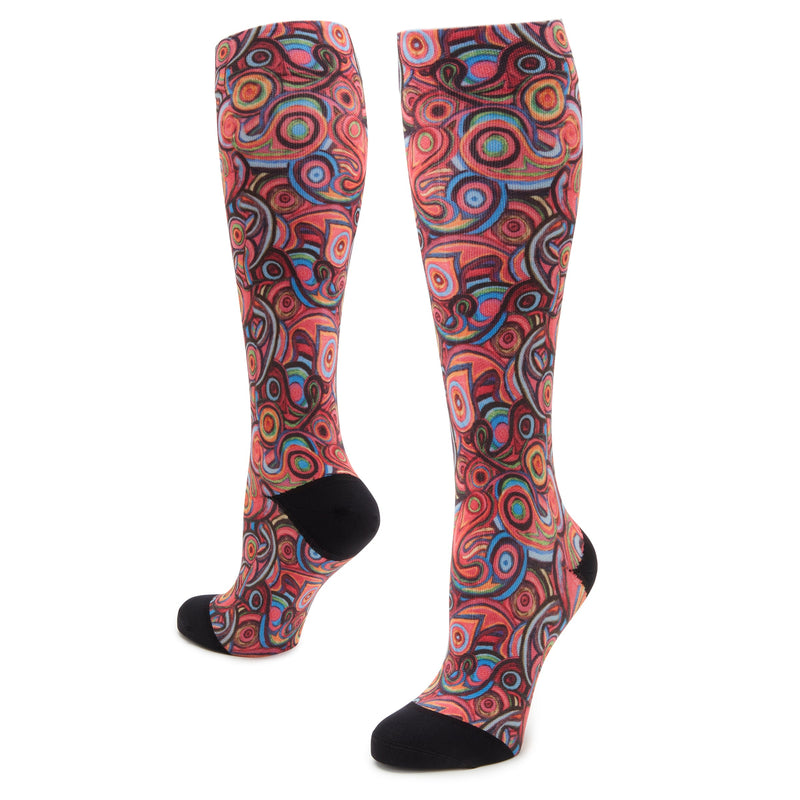 Compression Splashy Socks | Alegria Shoes