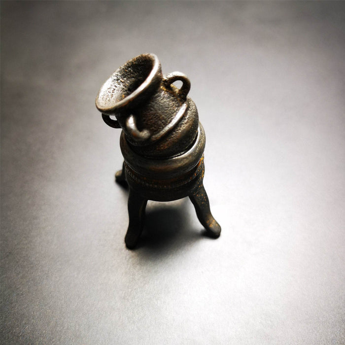 Cone Incense Burner Model - Tibetan Buddhist art, close-up detail