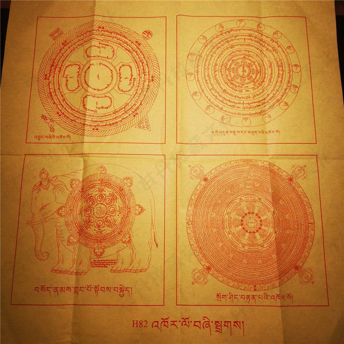 Consecration Filling Scrolls & Rituals Pack for Mahakala - Tibetan Buddhist art, view 7