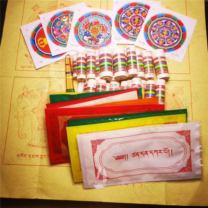 Consecration Filling Scrolls & Rituals Pack for Stupa - Tibetan Buddhist art, view 5