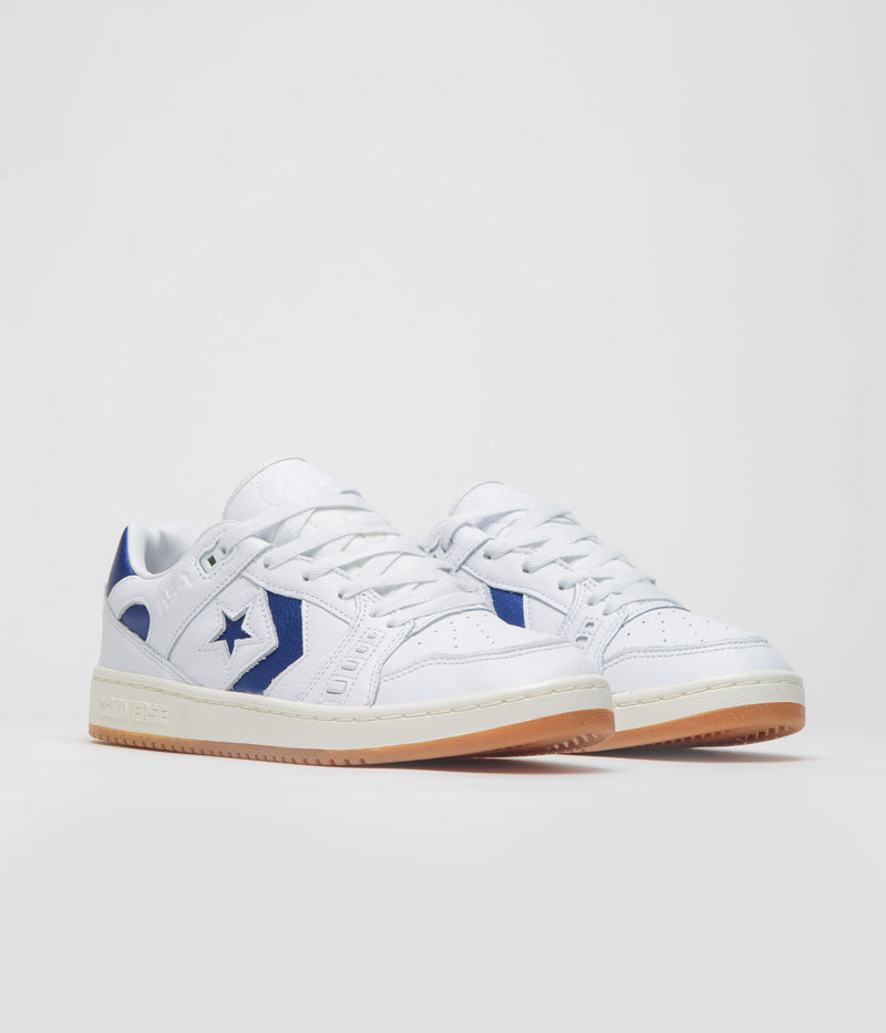 Converse AS-1 Pro Ox Shoes in White and Blue / Egret