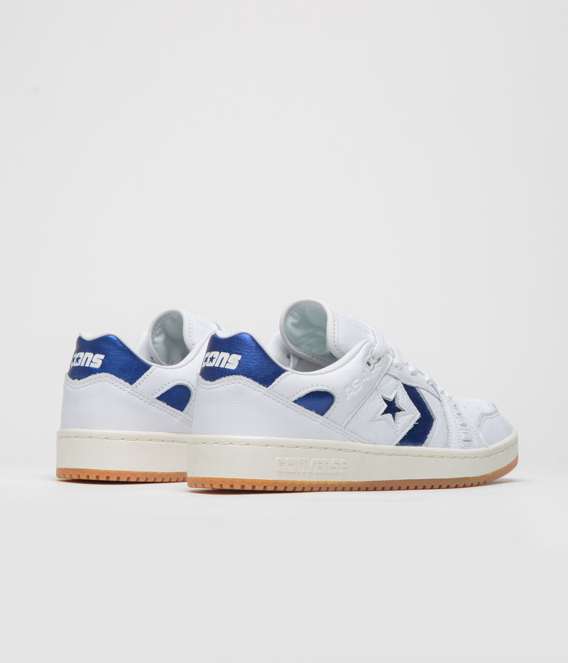 Converse AS-1 Pro Ox Shoes in White and Blue / Egret