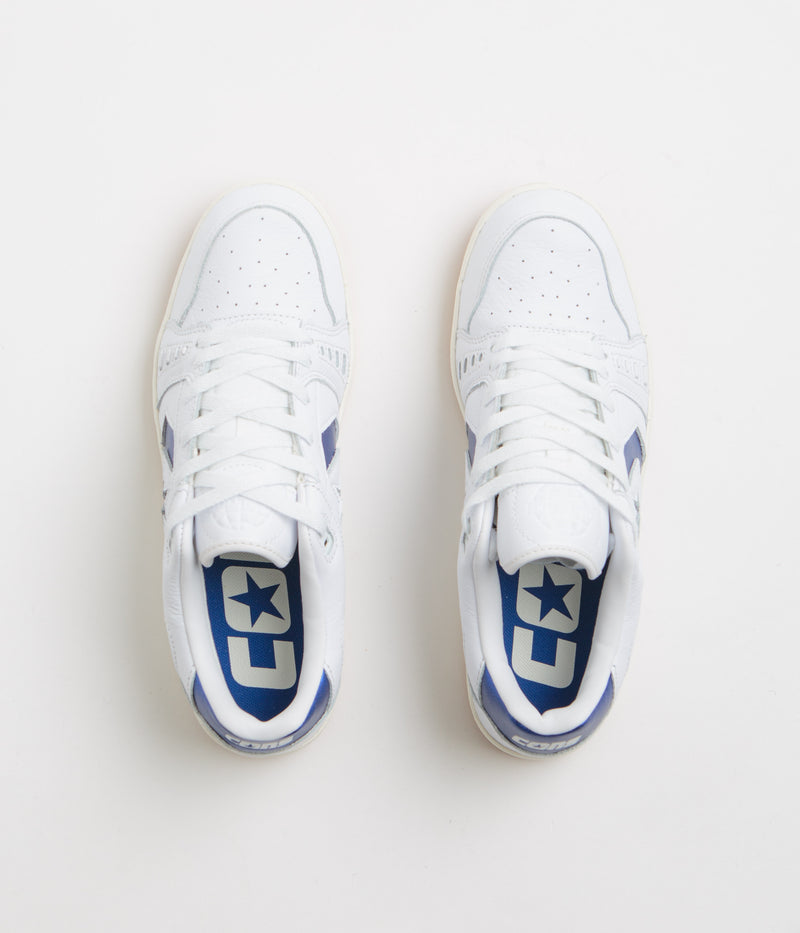 Converse AS-1 Pro Ox Shoes in White and Blue / Egret