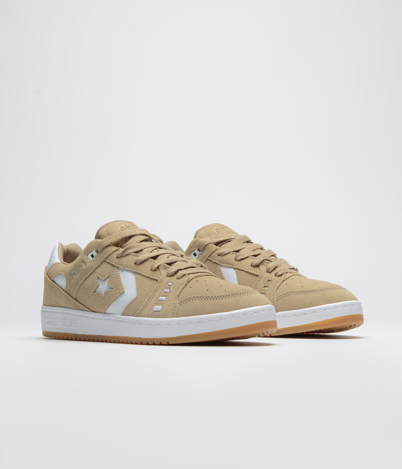 Converse Cons AS-1 Pro Suede Shoes in Nomad Khaki and White / Gum