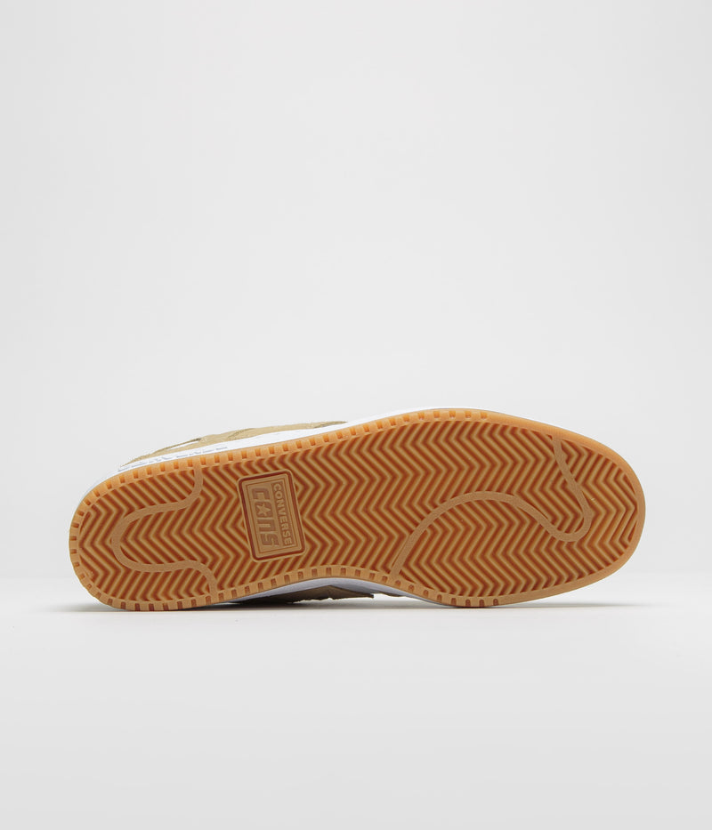 Converse Cons AS-1 Pro Suede Shoes in Nomad Khaki and White / Gum