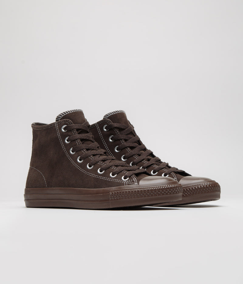 Converse Cons CTAS Pro Hi Shoes in Fresh Brew and Brown / Fresh Brew