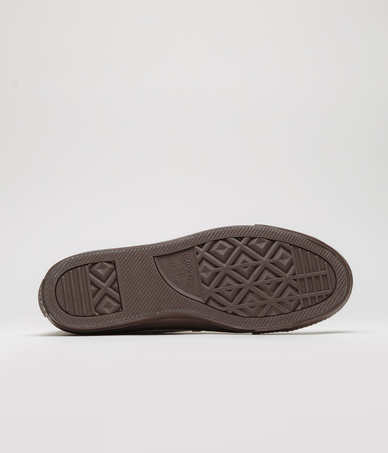 Converse Cons CTAS Pro Mid Shoes in Egret and Brown / Egret