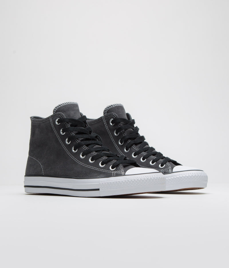 Converse Cons CTAS Pro Suede Shoes in Dark Matter and Black / White