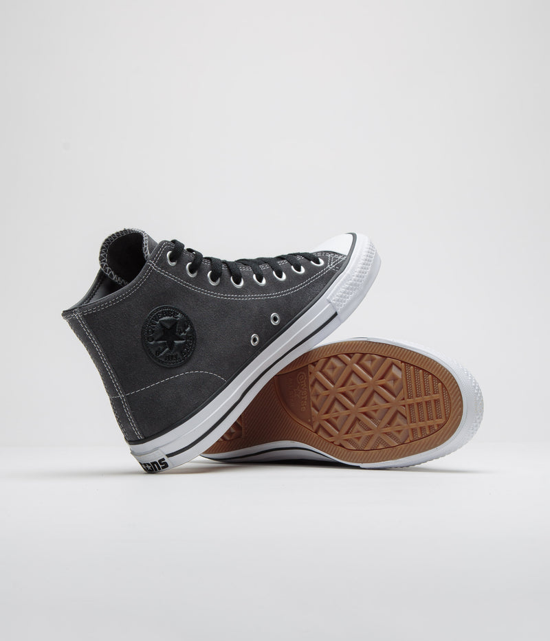 Converse Cons CTAS Pro Suede Shoes in Dark Matter and Black / White